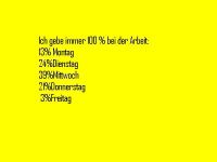 100% bei der Arbeit