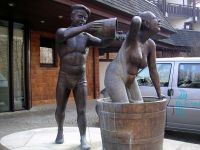 Badetag Skulptur