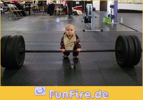 Kleiner Gewichtheber