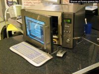 PC in der Microwelle