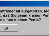 Error systemfehler