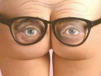 Arsch mit Brille