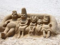Simpsons aus Sand